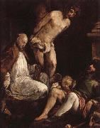 Giacomo Bassano St.Fabian,St.Rocc,and St.Sebastian oil painting